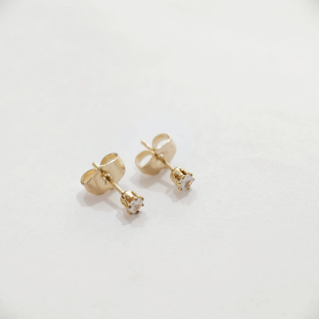 ANTING TUSUK MATA SATU perhiasan wanita xuping premium lapis emas