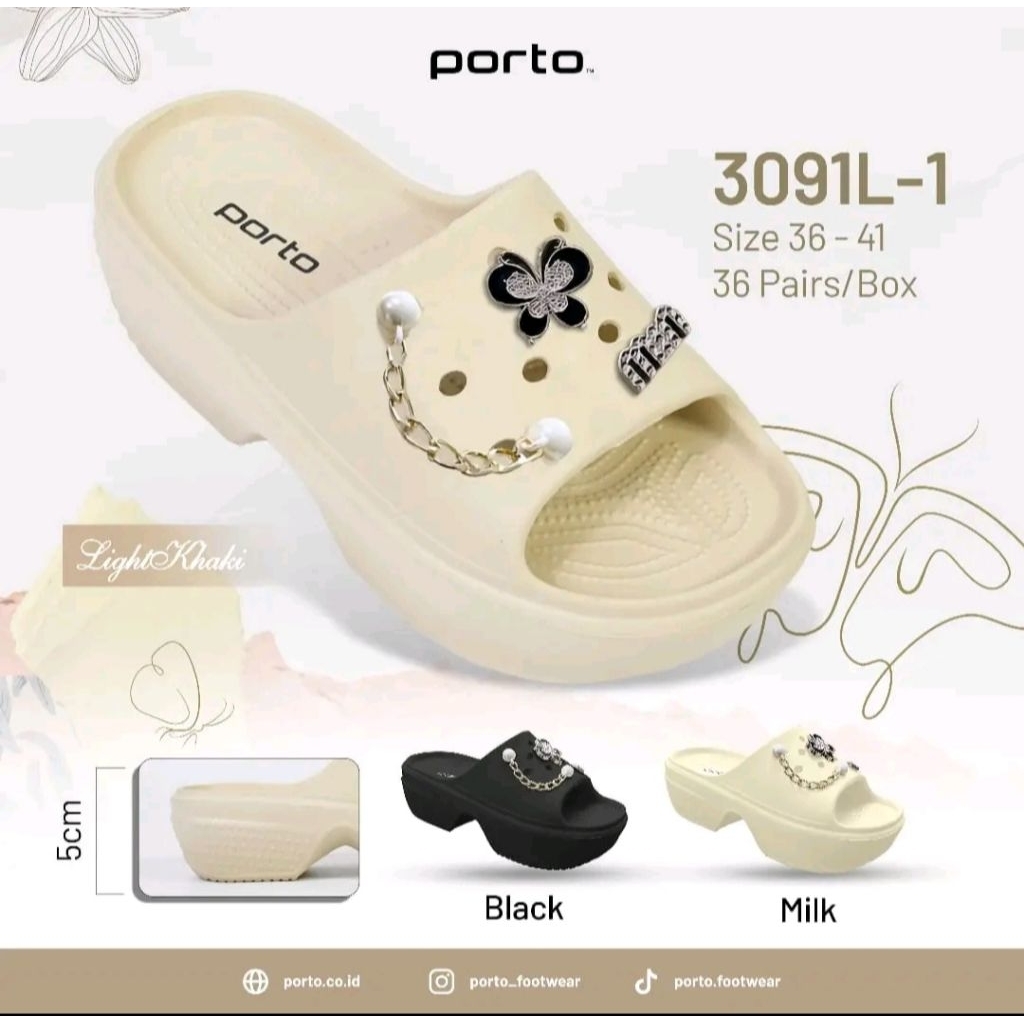 Sandal Karet Casual Wanita | Sandal flat | OOTD Casual