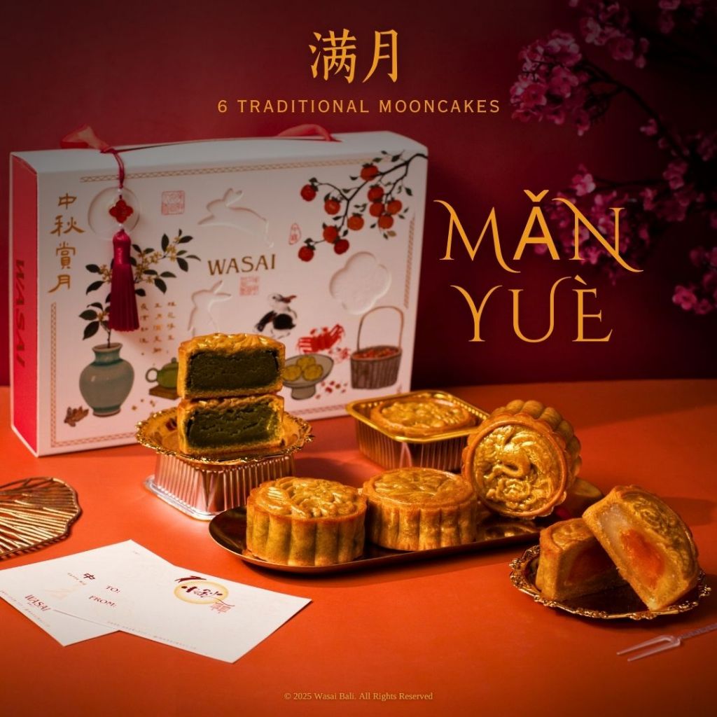 满月 Mǎn Yuè | Mid Autumn Hampers 2025 | Traditional Mooncake| Hamper Kue Bulan Premium | Wasai Bali
