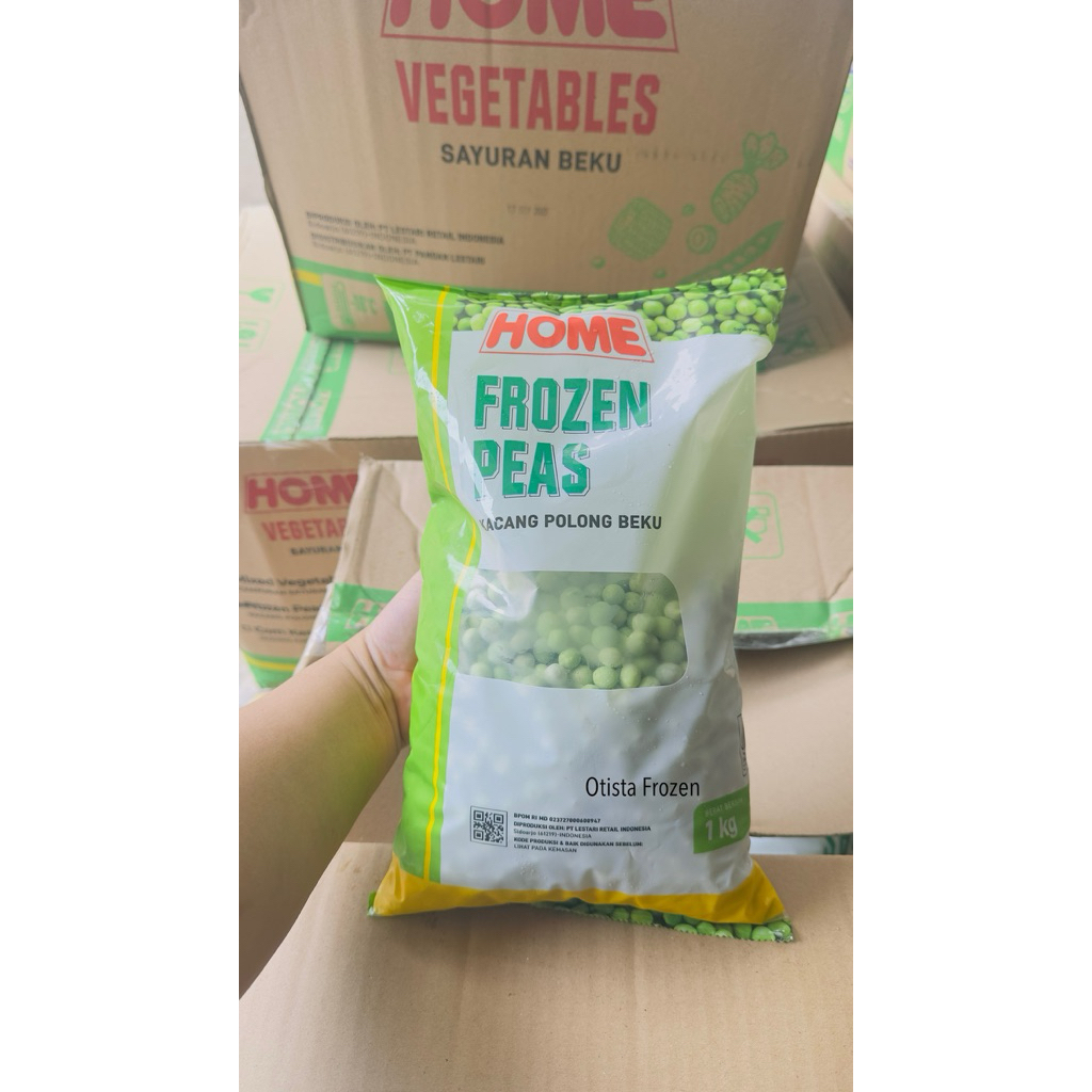 HOME FROZEN PEAS / KACANG POLONG 1 KG / KACANG POLONG 500 GR