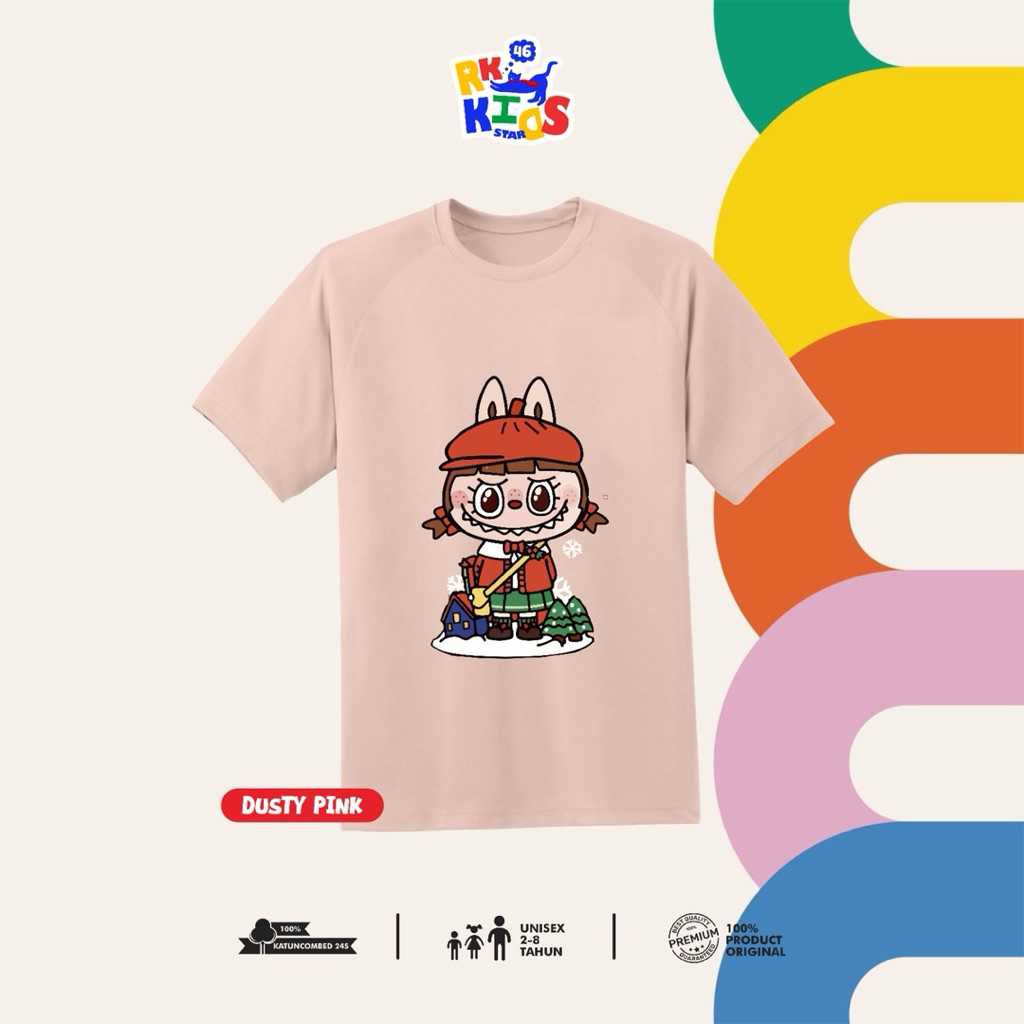 kaos anak custom combed24s