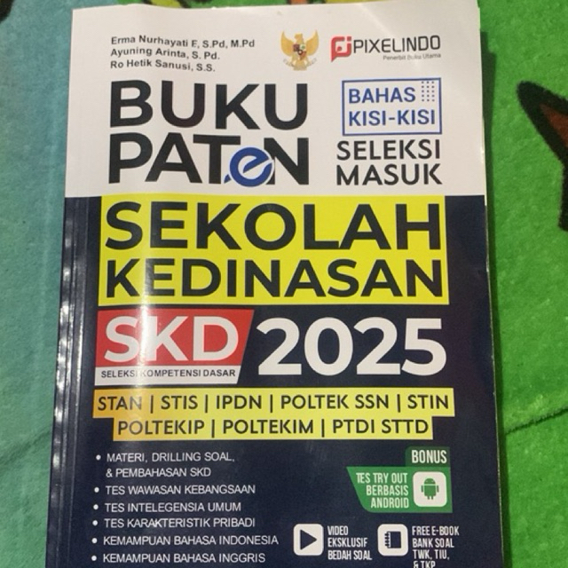 [PRELOVED] buku paten sekolah kedinasan 2025