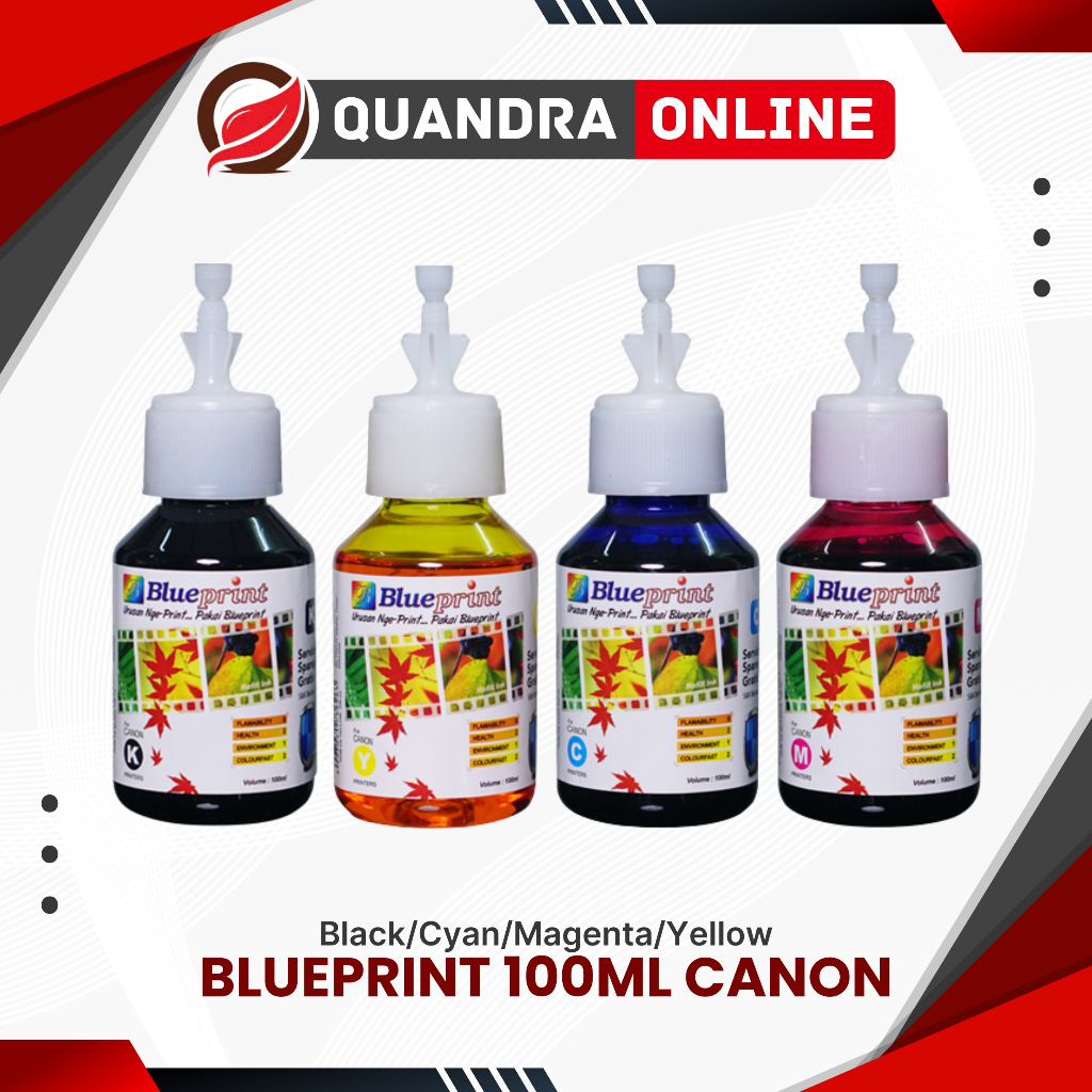 Tinta Canon BLUEPRINT 100ml Refill for Printer Canon IP 2770 G1010 G2000 G2010