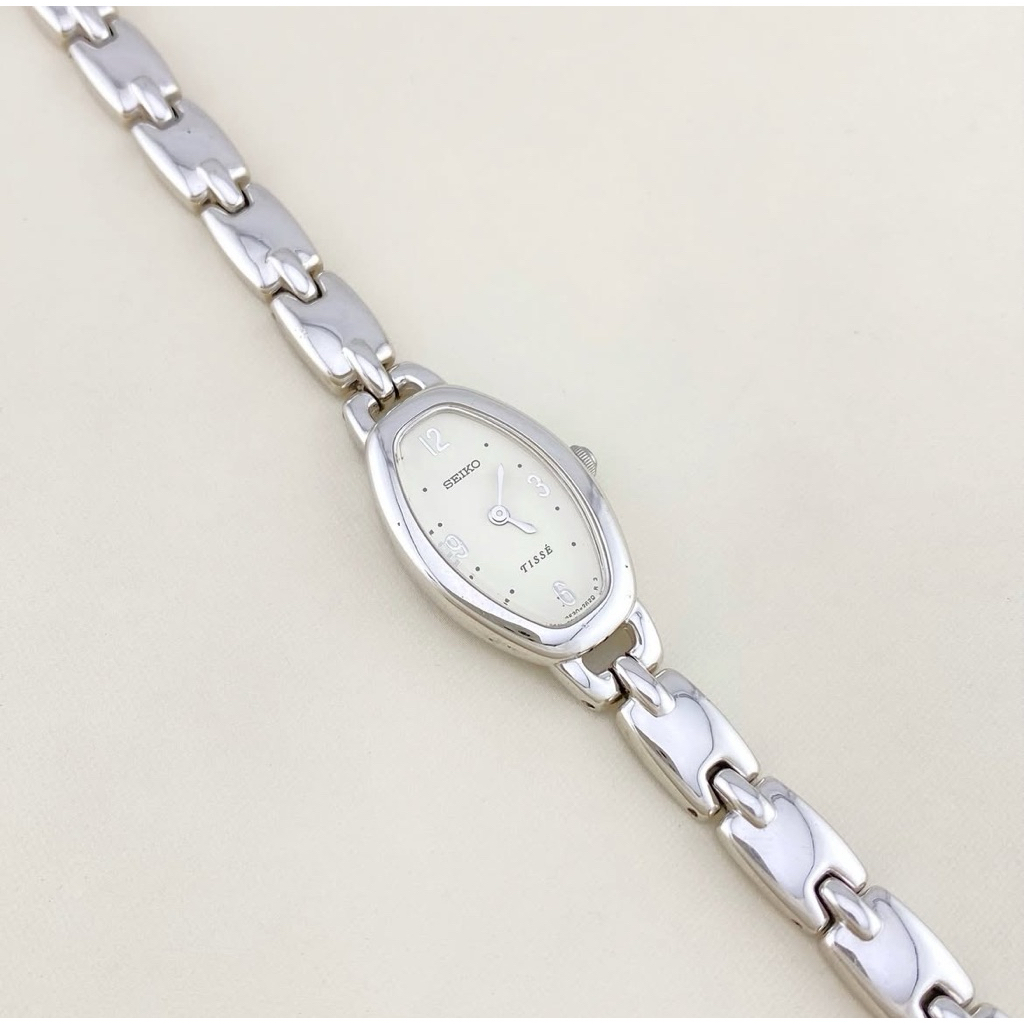 SEIKO Tisse Rectangle Case Silver