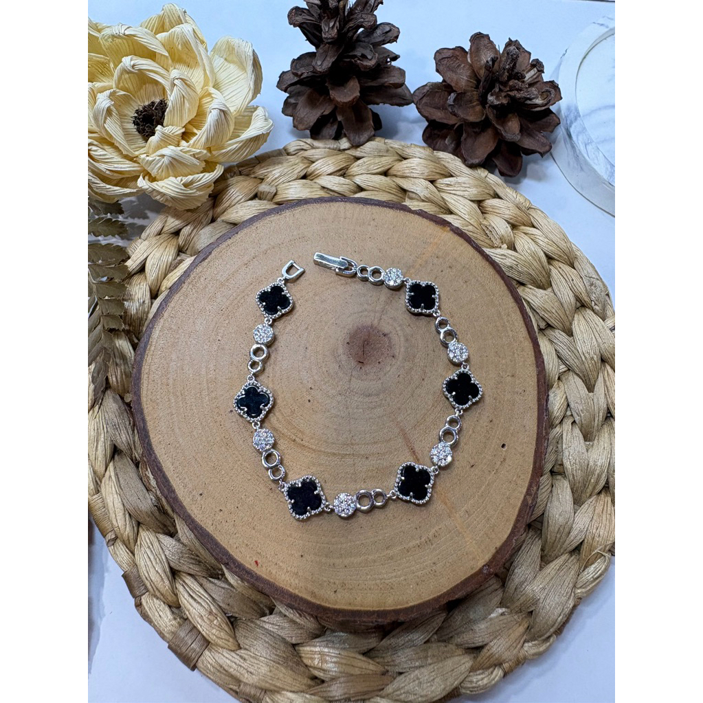 Gelang Wanita Mata Hitam Vanclip Perak925