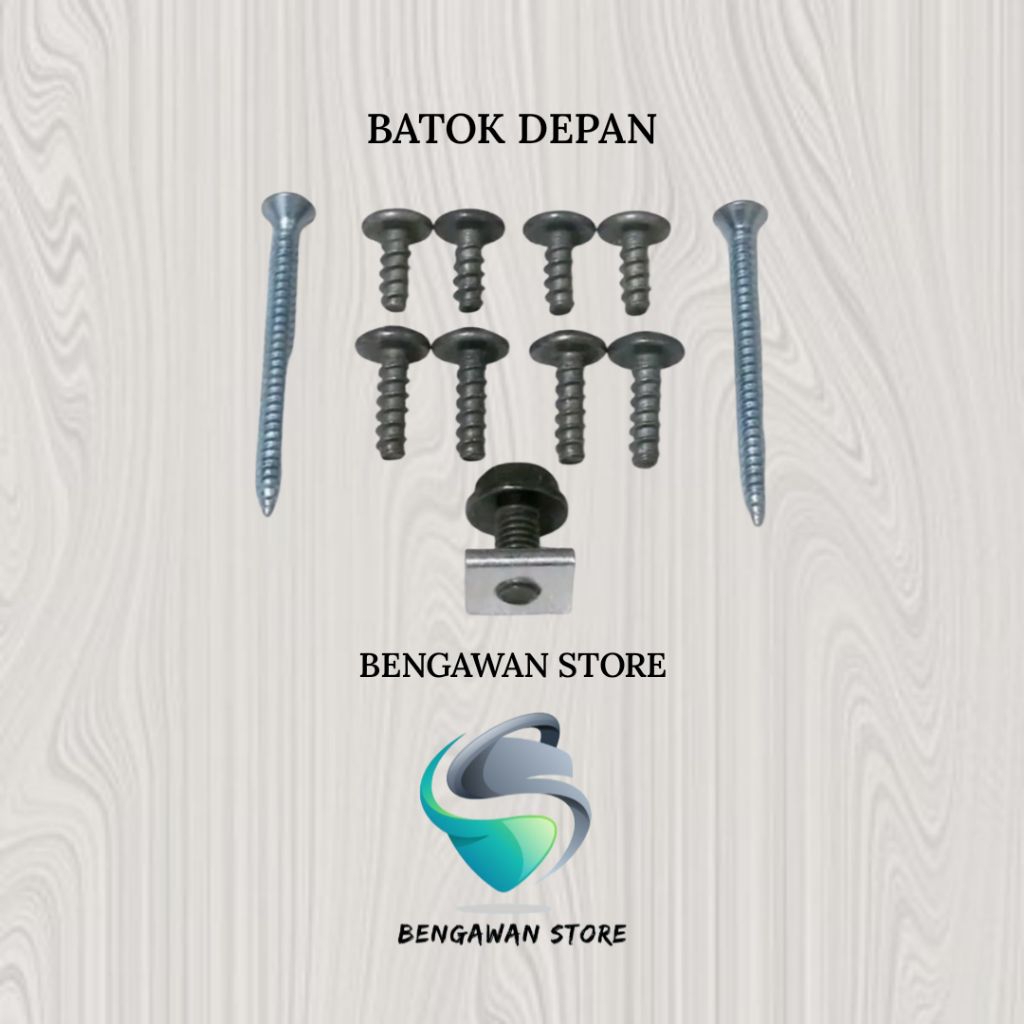 Baut Full Set Cover Bodi Body Batok Depan Yamaha Alfa Champ 2 Tak 2T