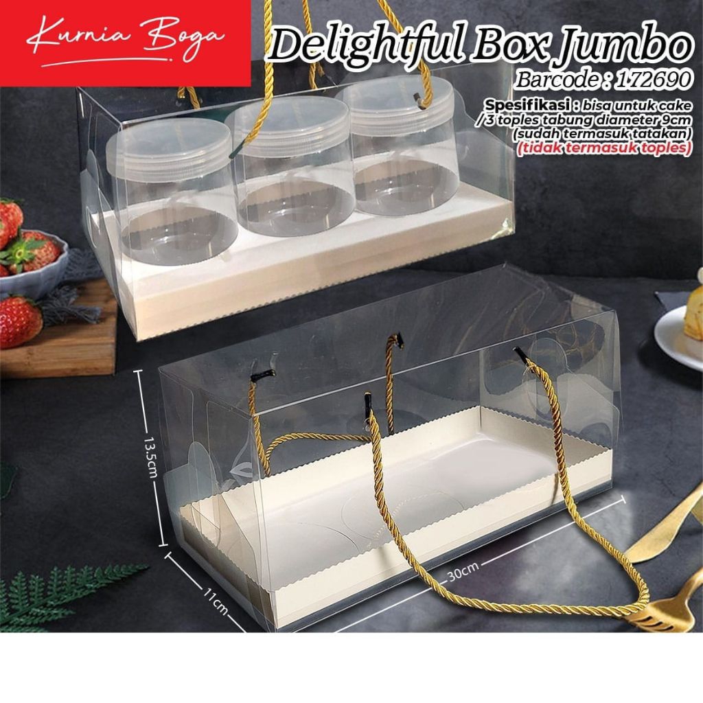 Box Ivory Mika Tali / Box hampers/Box transparan