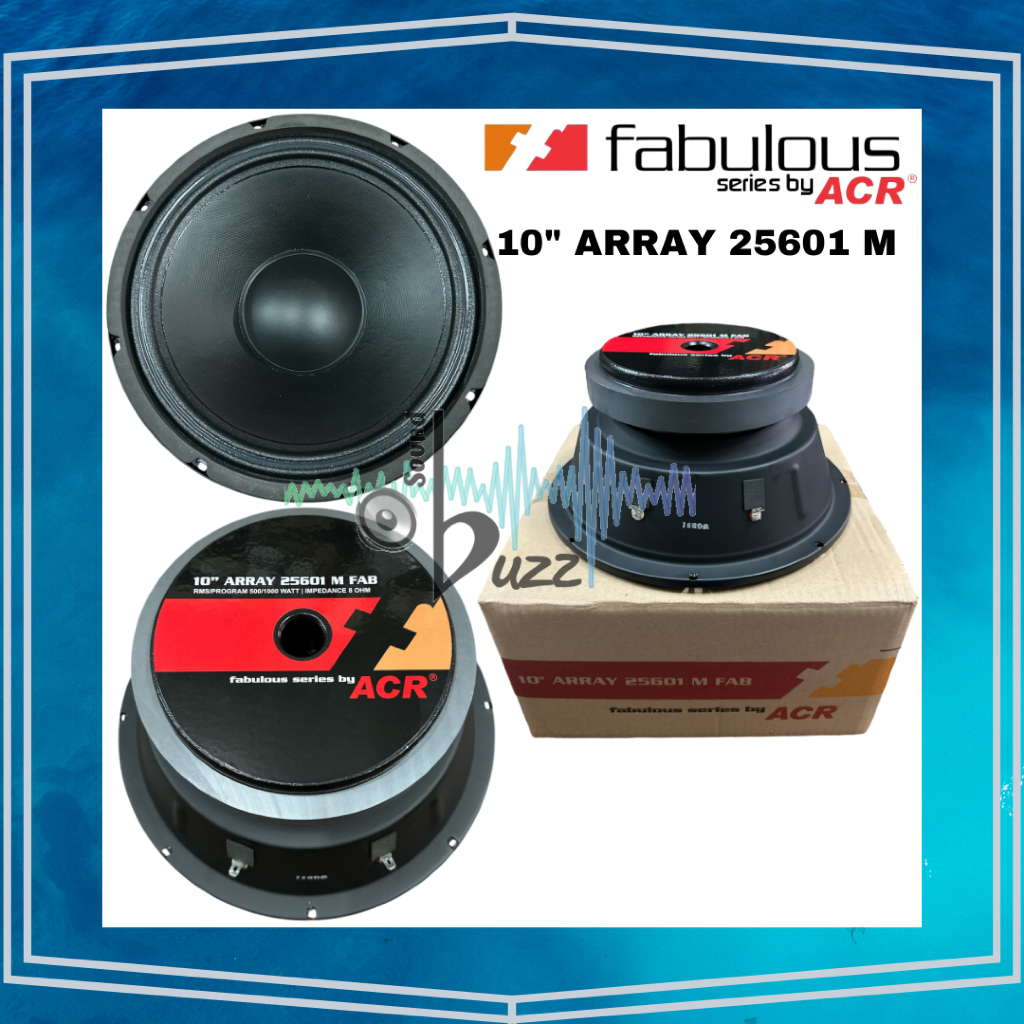 Speaker Fabulous Series by ACR 10" ARRAY 25601 M FAB Speaker Fabulous 10 inch Fabulous 25601