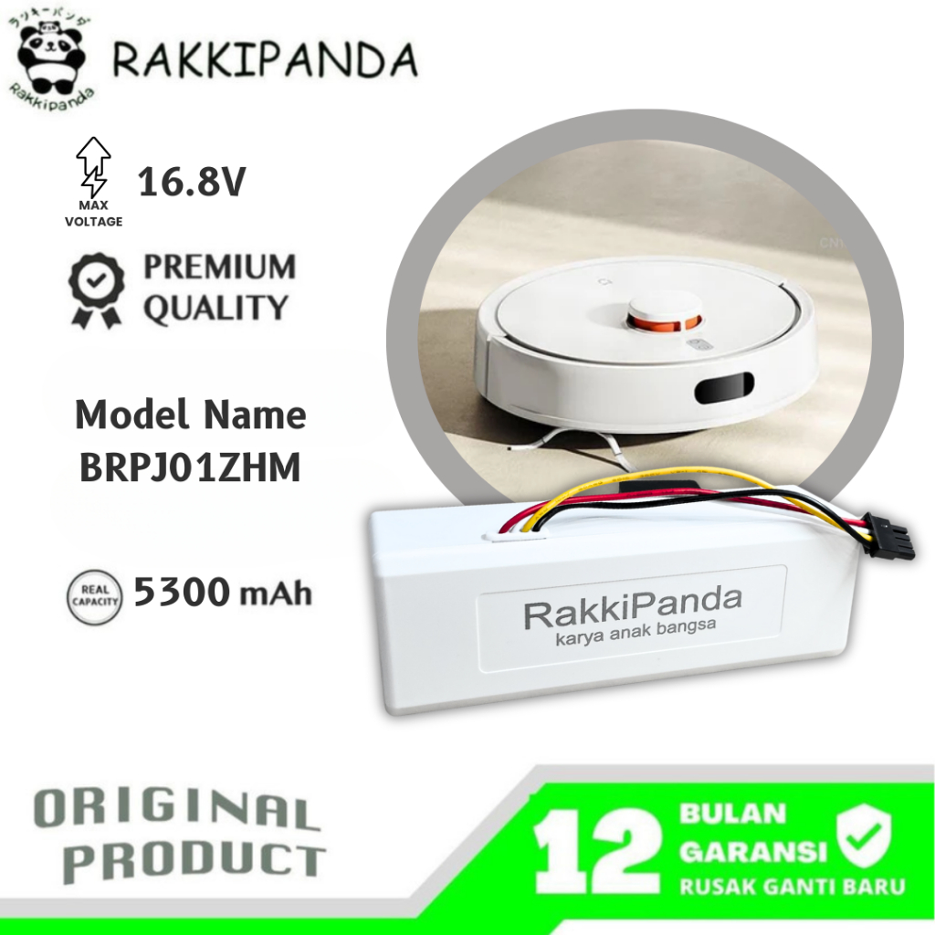 RakkiPanda - Baterai Robot Vacuum Cleaner Xiaomi Mijia 1C