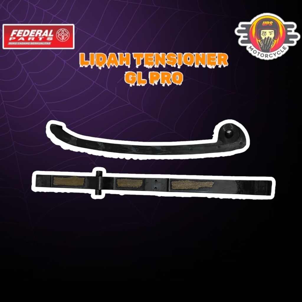 Lidah Karet Tensioner Keteng Honda GL Pro Max Neotech Megapro Lama Federal Original Asli