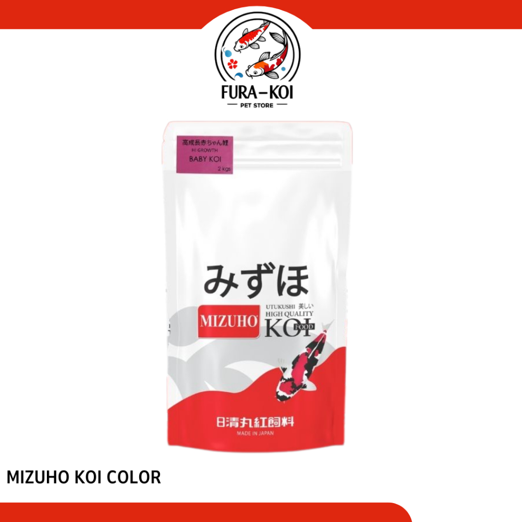 Mizuho Color Pelet Ikan Koi dan Koki Penambah Warna