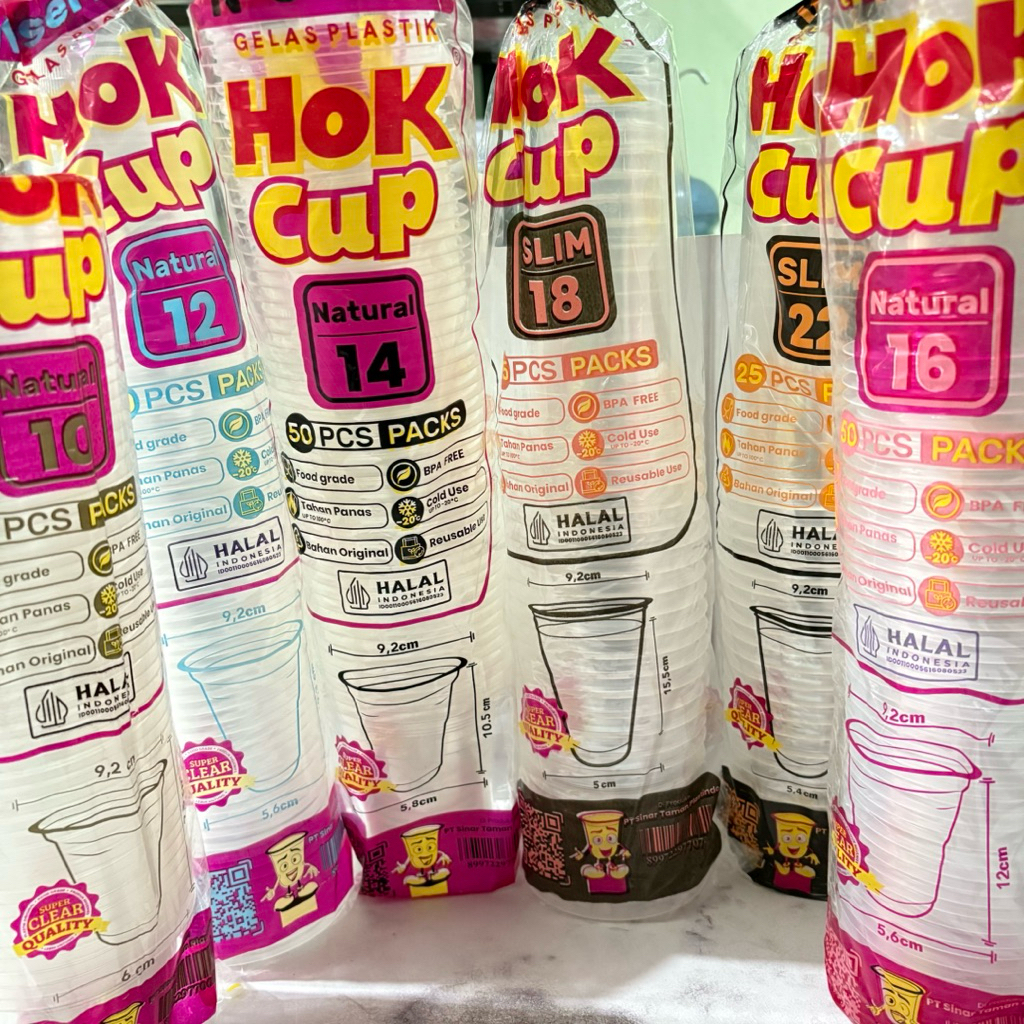 GELAS CUP NTR HOK BEBERAPA UKURAN