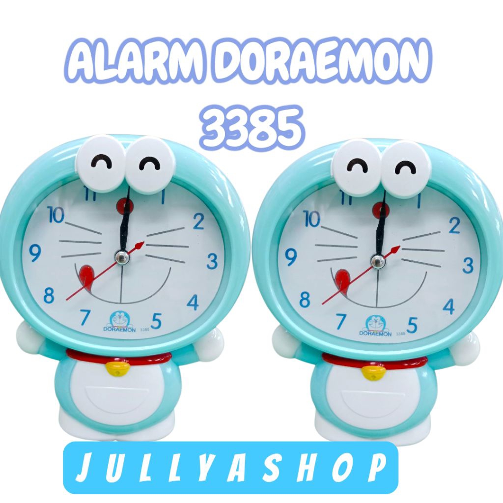 Jam weker karakter doraemon 3385 jam alarm beep hiasan kamar lucu estetik jam meja
