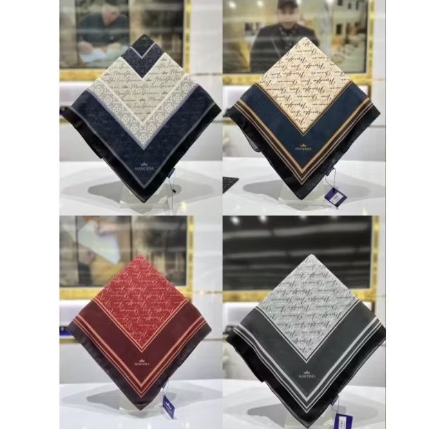 Mandjha Hijab Motif Series terbaru By Ivan Gunawan Scarf hijab kerudung mandjha ivan gunawan