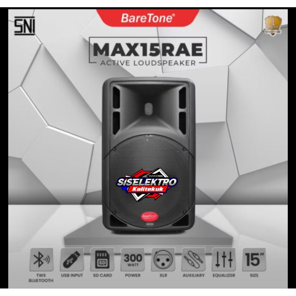 Baretone Speaker aktif MAX15RAE 15 inch speaker aktif baretone max 15rae