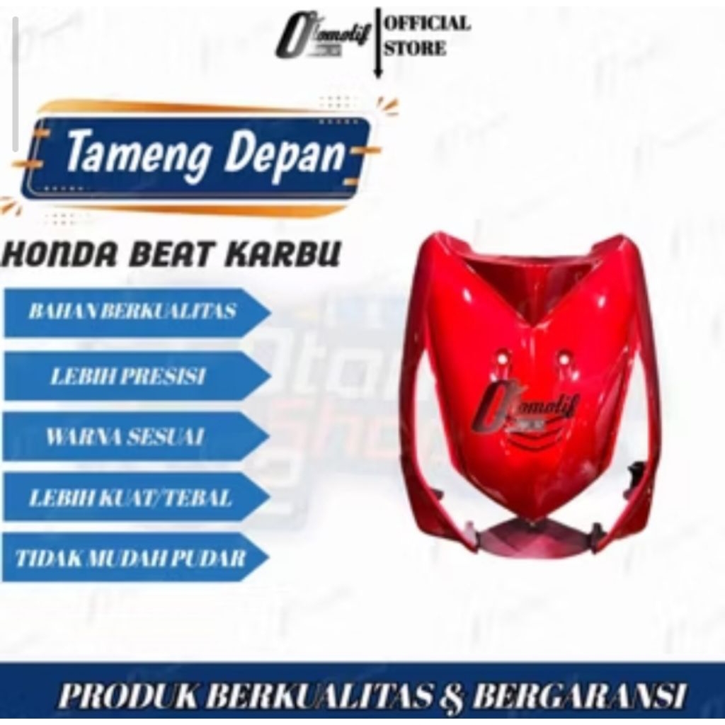 satuan eceran body halus beat karbu tameng depan beat karbu warna merah