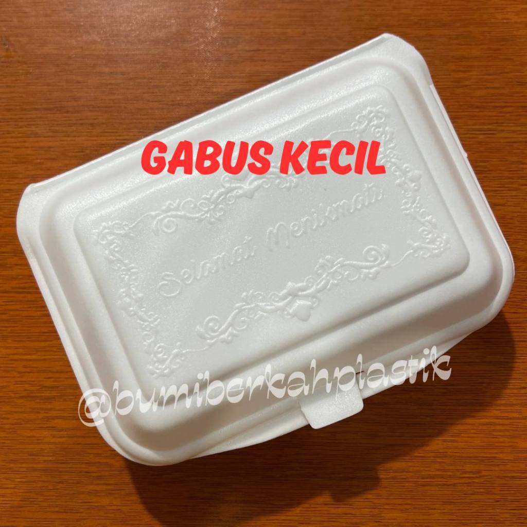 [PER PCS] Styrofoam KECIL Kotak Box Gabus Sterofoam / NASI GORENG