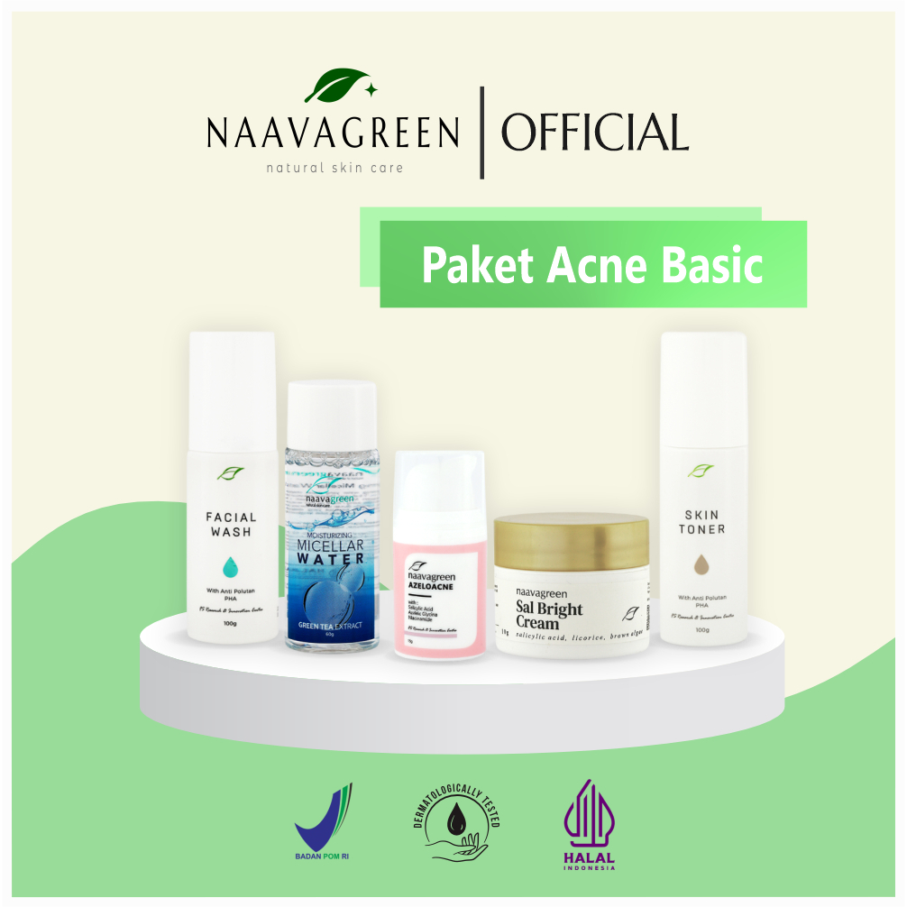 Paket Acne Basic Navagreen Skincare Original