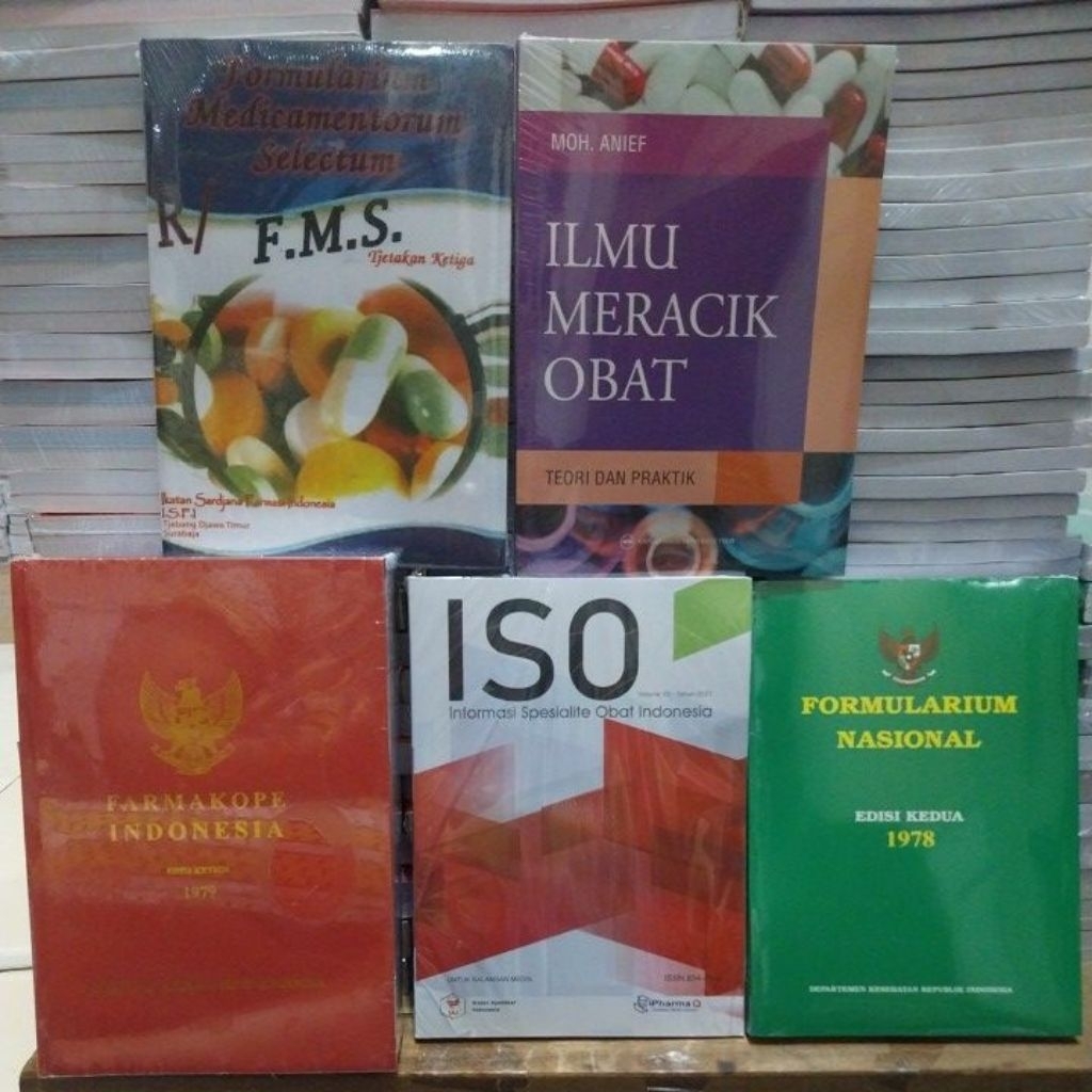 Paket 5 buku untuk farmasi indonesia