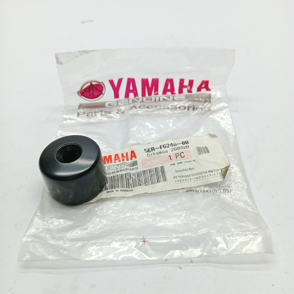 END GRIP JALU STANG BANDUL BALANCER BELENSER VEGA R VIXION OLD 5ER-F6246-00 ORI ORIGINAL YAMAHA YGP 