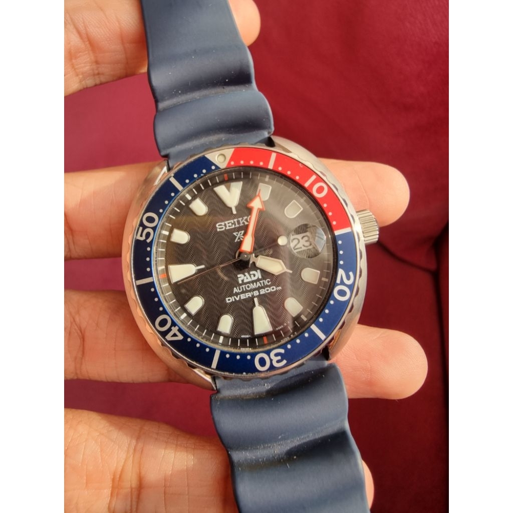 Seiko Prospex PADI Mini Turtle Pepsi SRPC41 SRPC41K1 Automatic