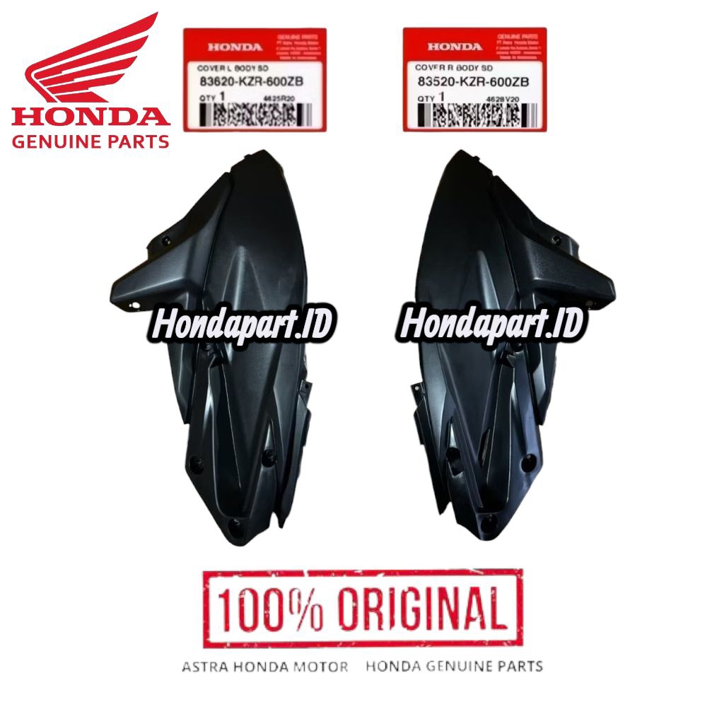 Cover Body Side Cover Sambungan Body Samping Vario 125 Old Vario Techno 125 KZR Original AHM Honda 8