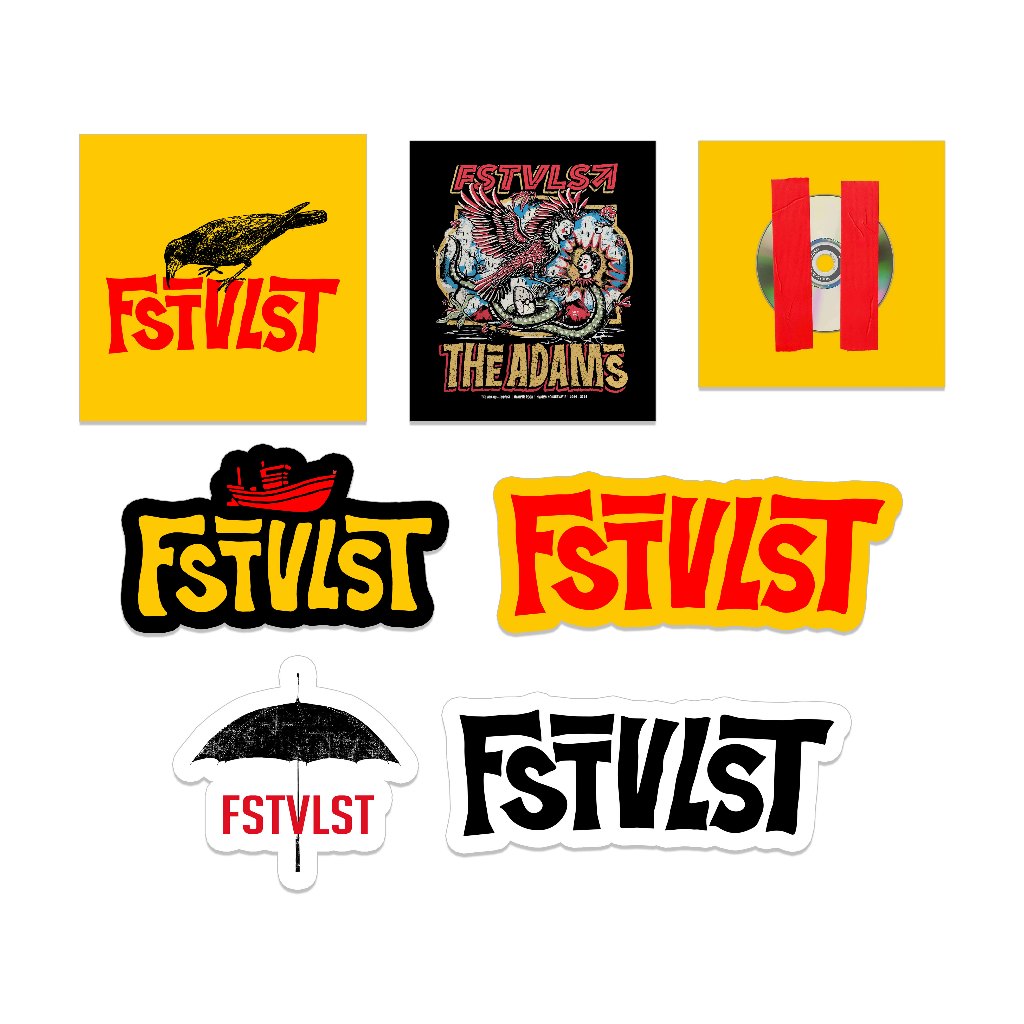 Fstvlst | Sticker Satuan | Stiker Band | Sticker Vinyl | Stiker Helm | Stiker Tumbler | Stiker Band 