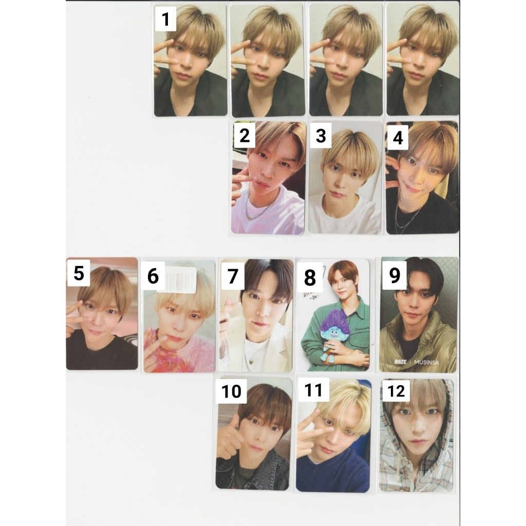 READY STOCK - PHOTOCARD RIIZE OFFICIAL - EUNSEOK (2)