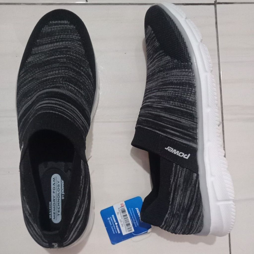 SALE Sepatu POWER Walk On Memory Foam by BATA Full Box