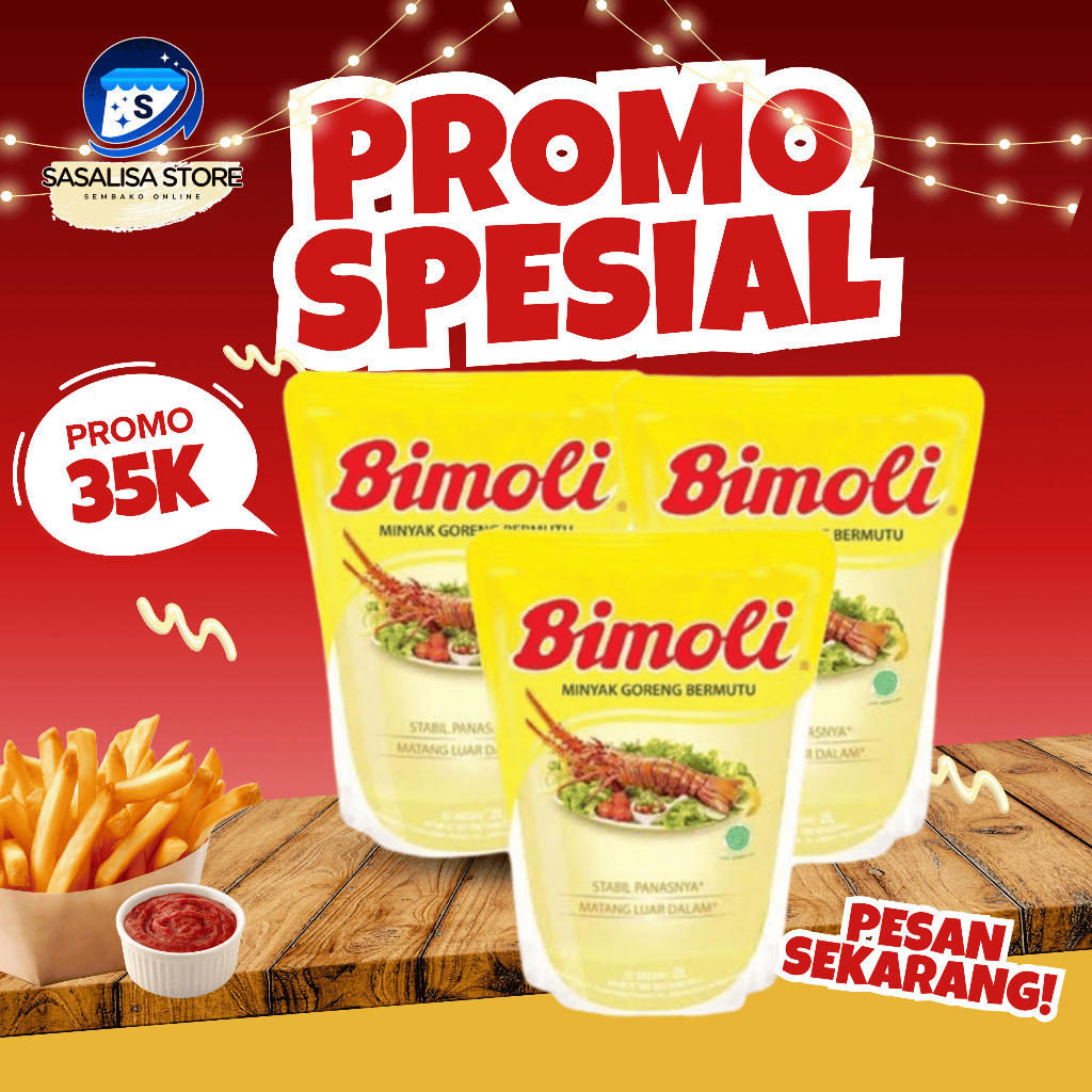 Bimoli 2 Liter Spesial Promo Diskon 50%