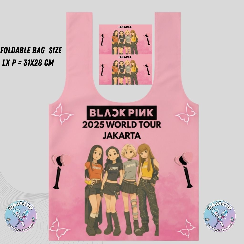 Tas lipat custom foldable bag