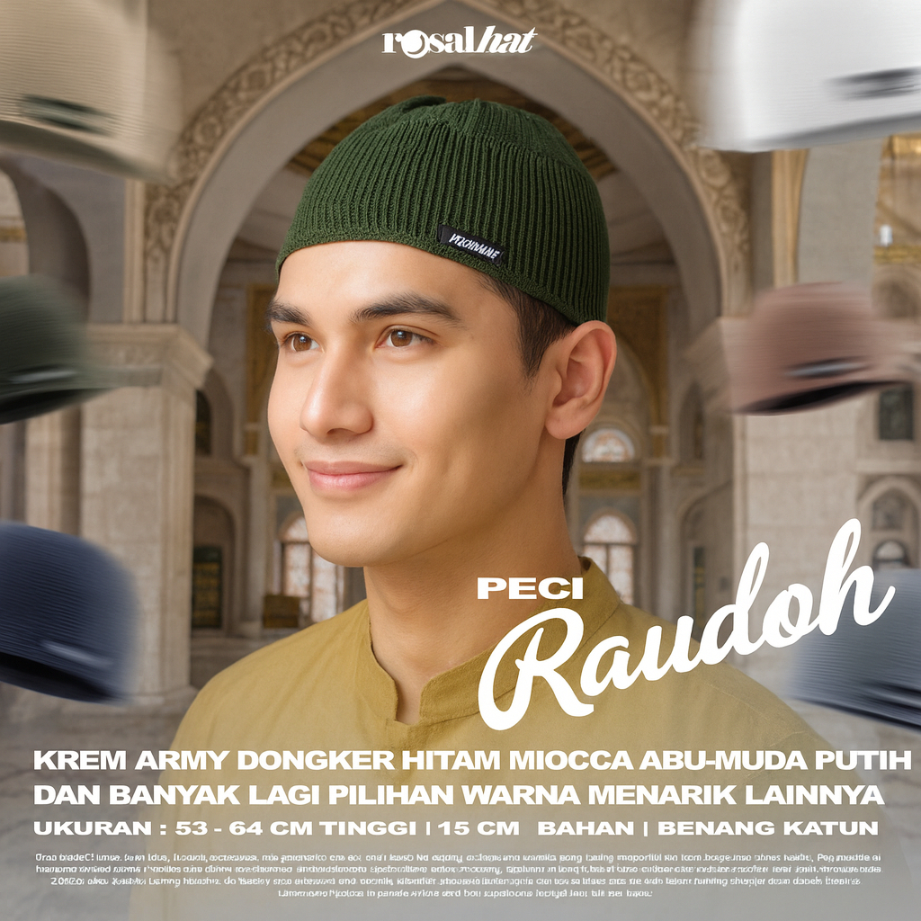 PECI RAUDOH ROSAL / SONGKOK MURAH ORIGINAL PREMIUM TERBARU KEREN