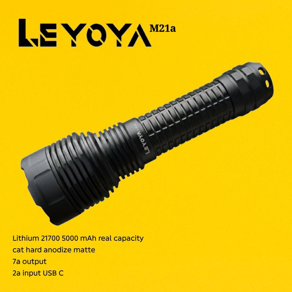 Leyoya M21A Usb Type C Senter Throw Fokus