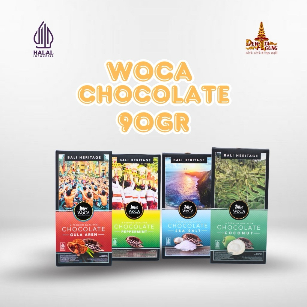 Woca Chocolate Oleh-oleh Khas Bali 90gr