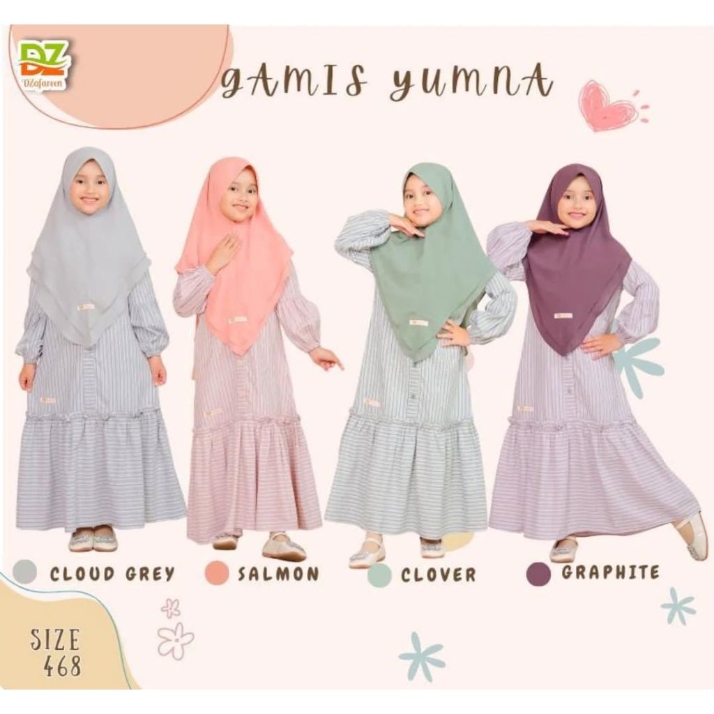 DRESS  YUMNA  BY  Dzafareen | gamis anak