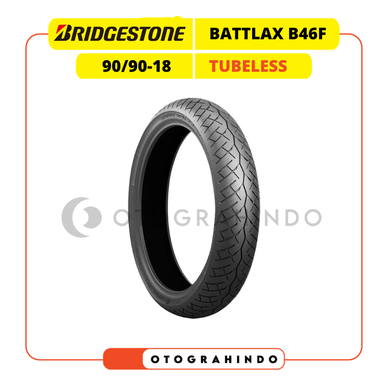 BAN MOTOR BATTLAX B46 F RING 18 TUBLESS UKURAN 90/90-18 TUBELESS MOTOR NINJA R15 HONDA CBR VIXION