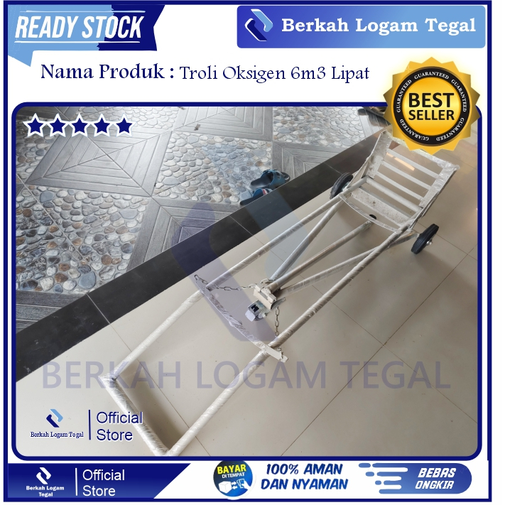 Troli Oksigen 6m3 Lipat