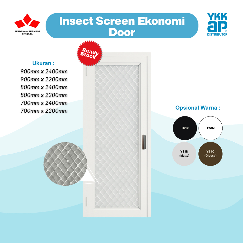 PINTU KAWAT NYAMUK EKONOMI (SF BAR SERIES) BY YKK AP