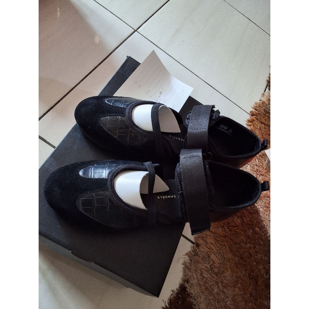 Twyla Croco Noir Hijack Sandals/Hijack Sandals Croco