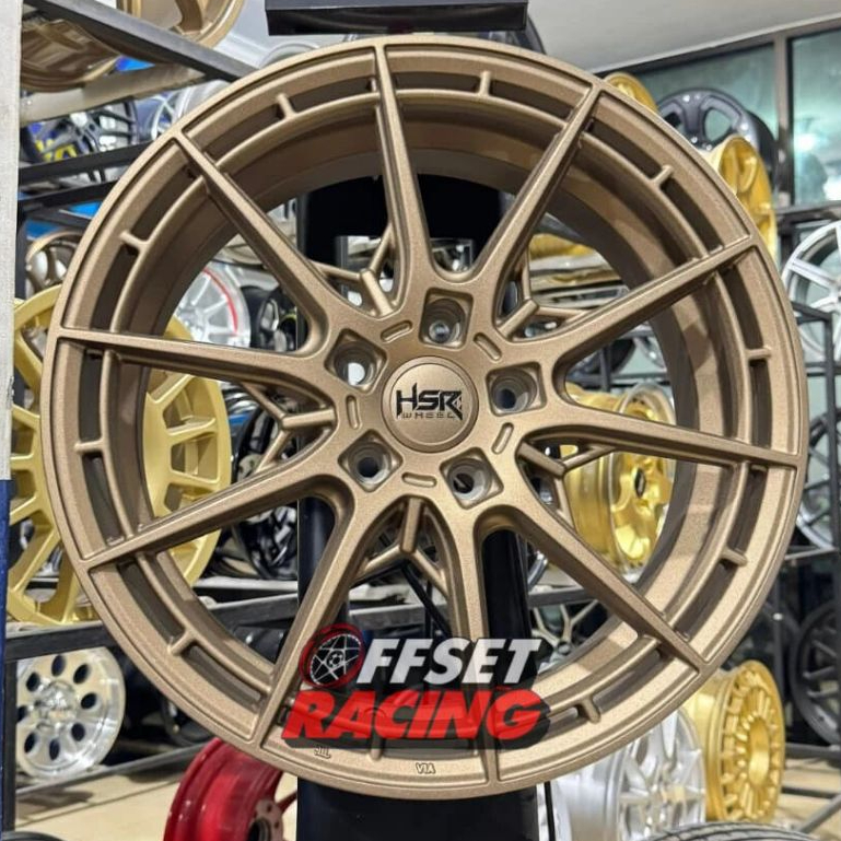 Velg HSR Ring 18 Innova HRV Xpander CRV Camry Velg Mobil HSR CK05 R18 Lebar 8 Baut 5