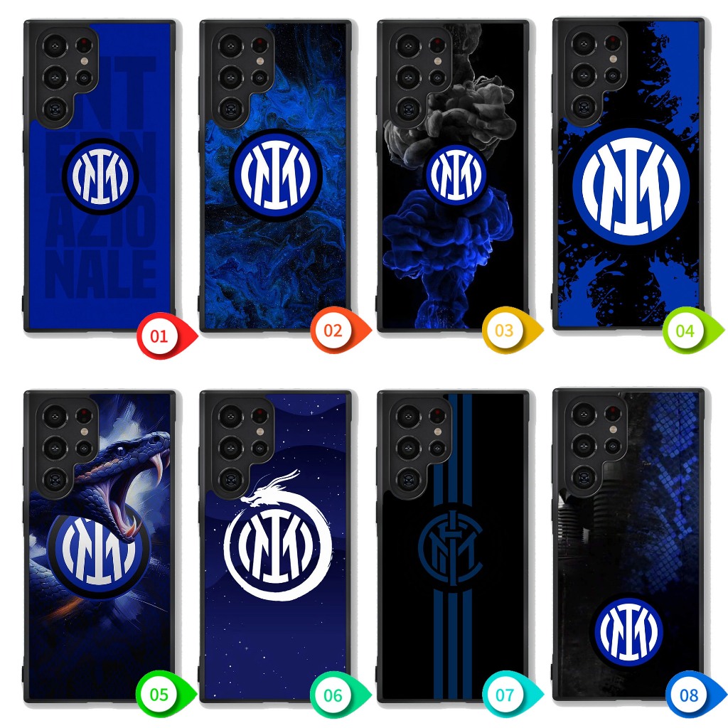 Case Samsung Galaxy S25 S24 S23 S22 S21 S20 Note 20 10 Ultra Plus FE Edge Inter Milan IC0209
