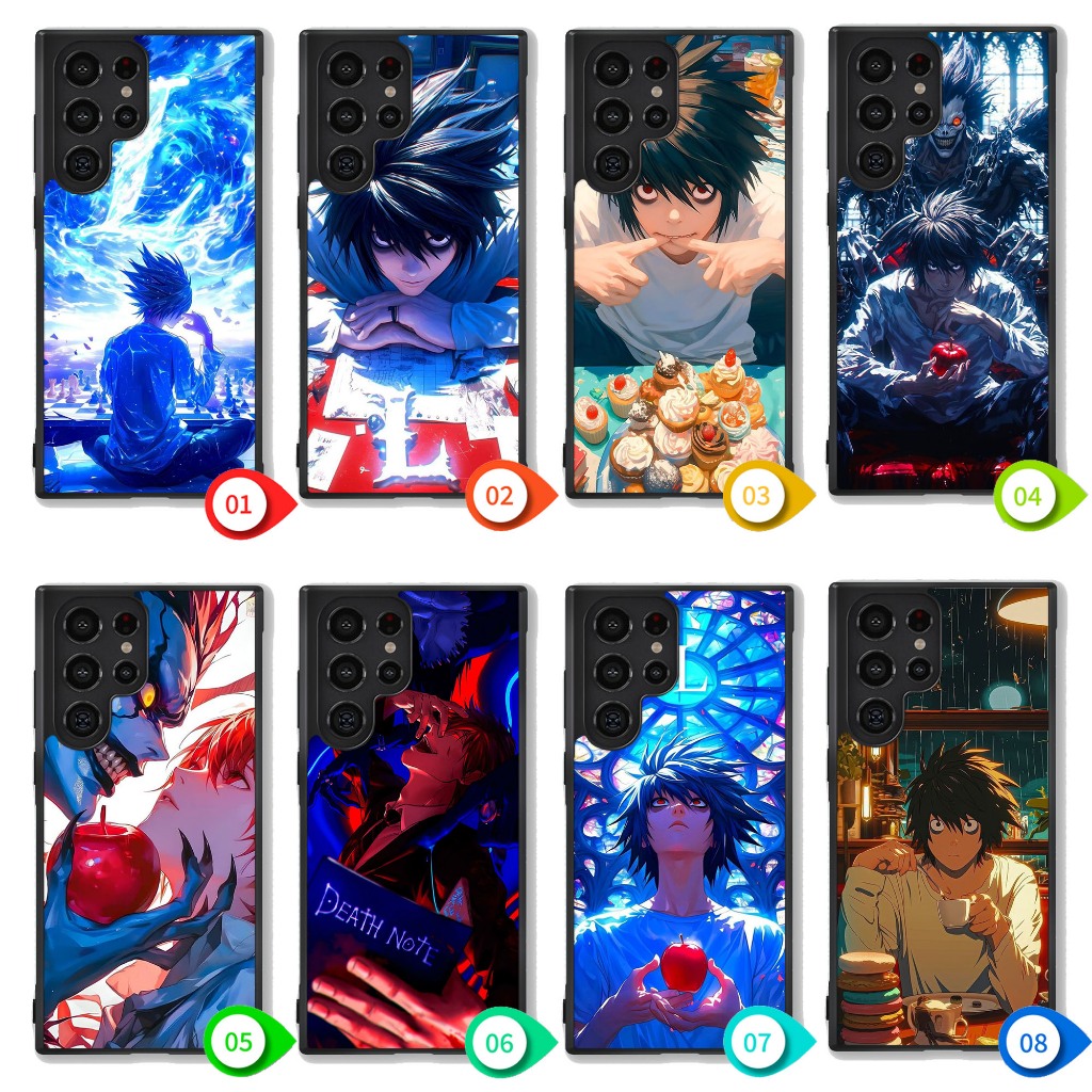 Case Samsung Galaxy S25 S24 S23 S22 S21 S20 Note 20 10 Ultra Plus FE Edge Death Note IC0214