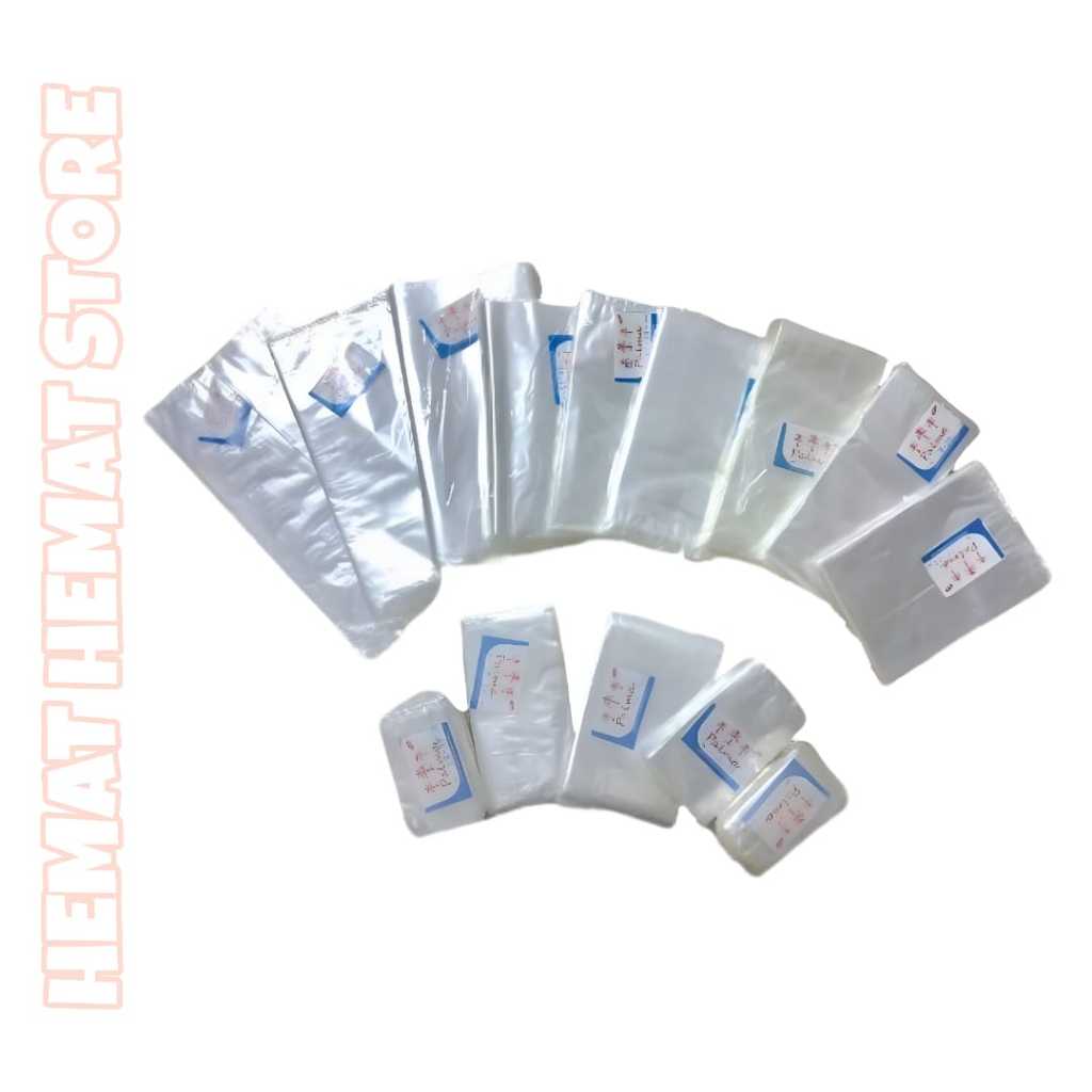 Plastik pp bening super (uk :12 x 16)