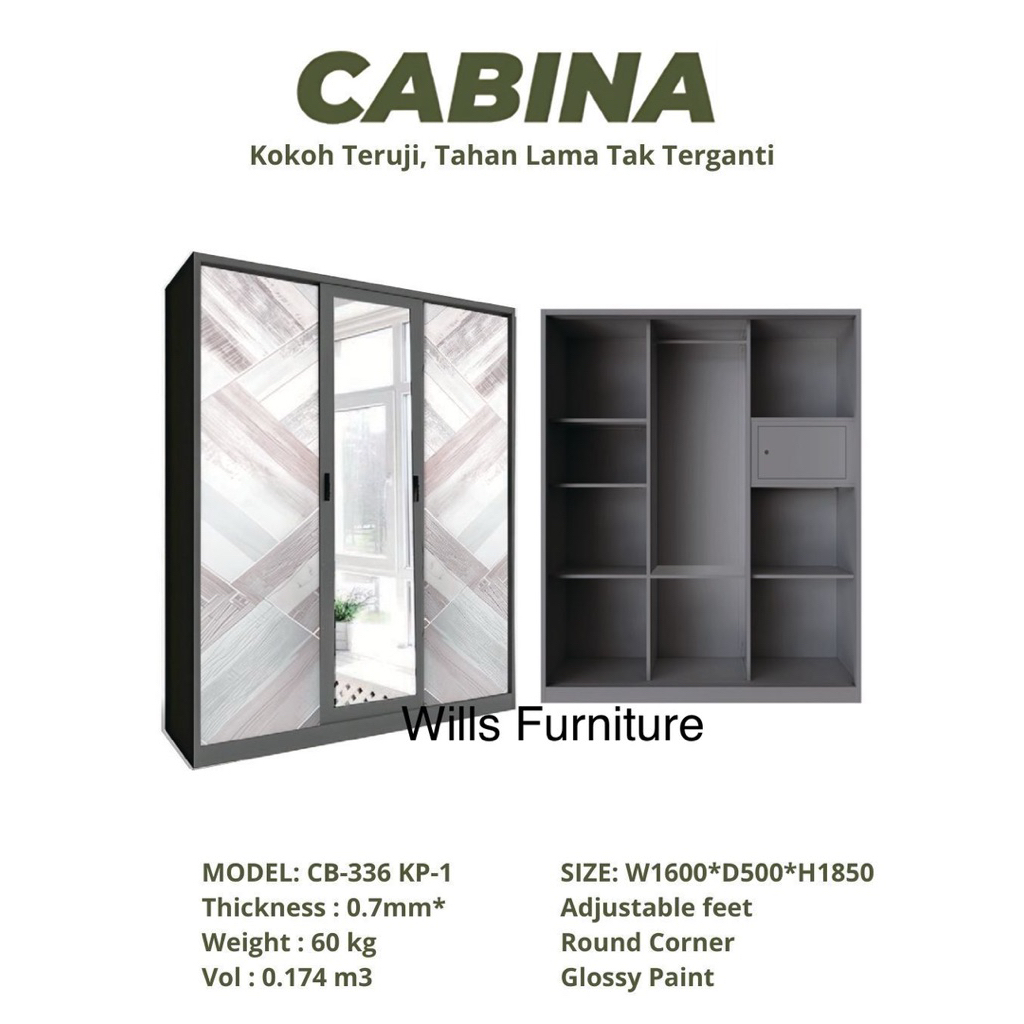 promo termurah lemari besi 3 pintu jumbo lemari besi 3 pintu lemari pakaian