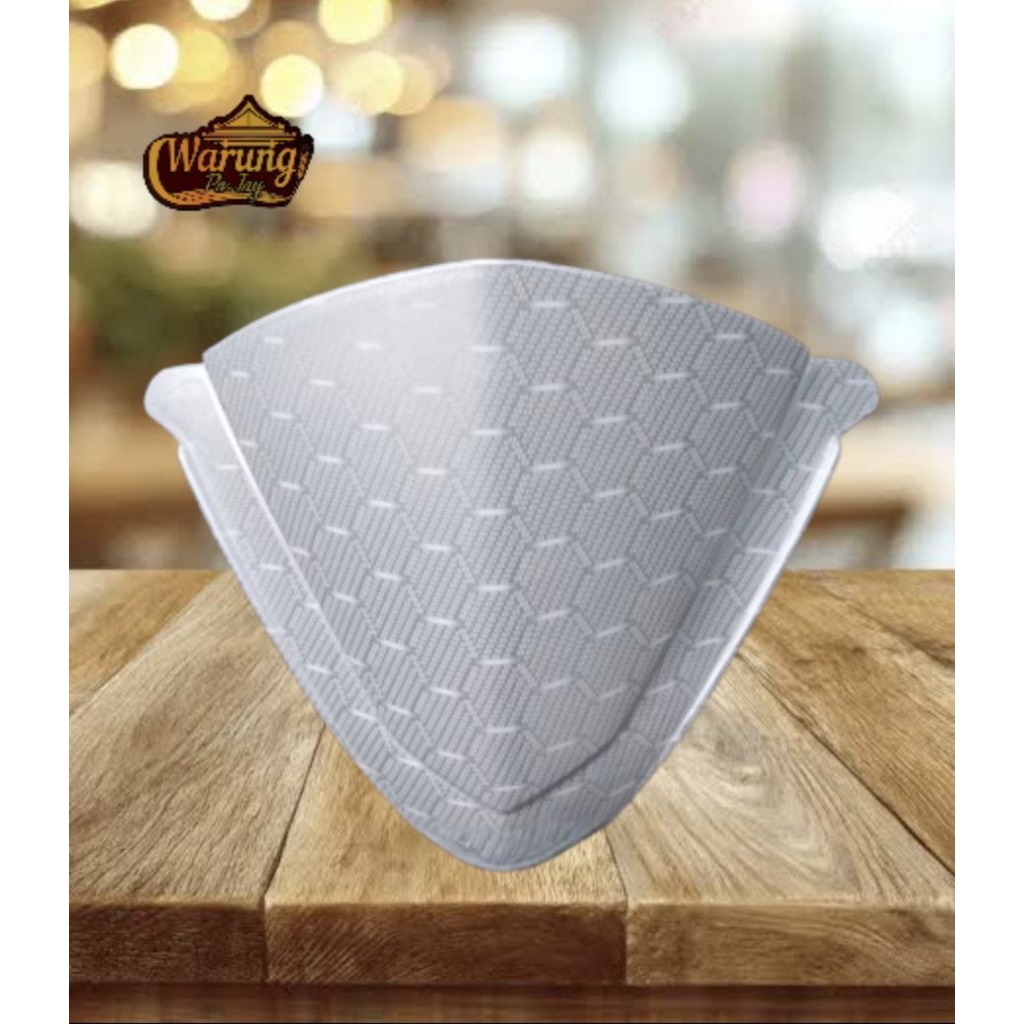 VISOR VARIO LED OLD 125/150 OLD 2015-2017 CARBON CELUP MOTIF HEXAGON PUTIH