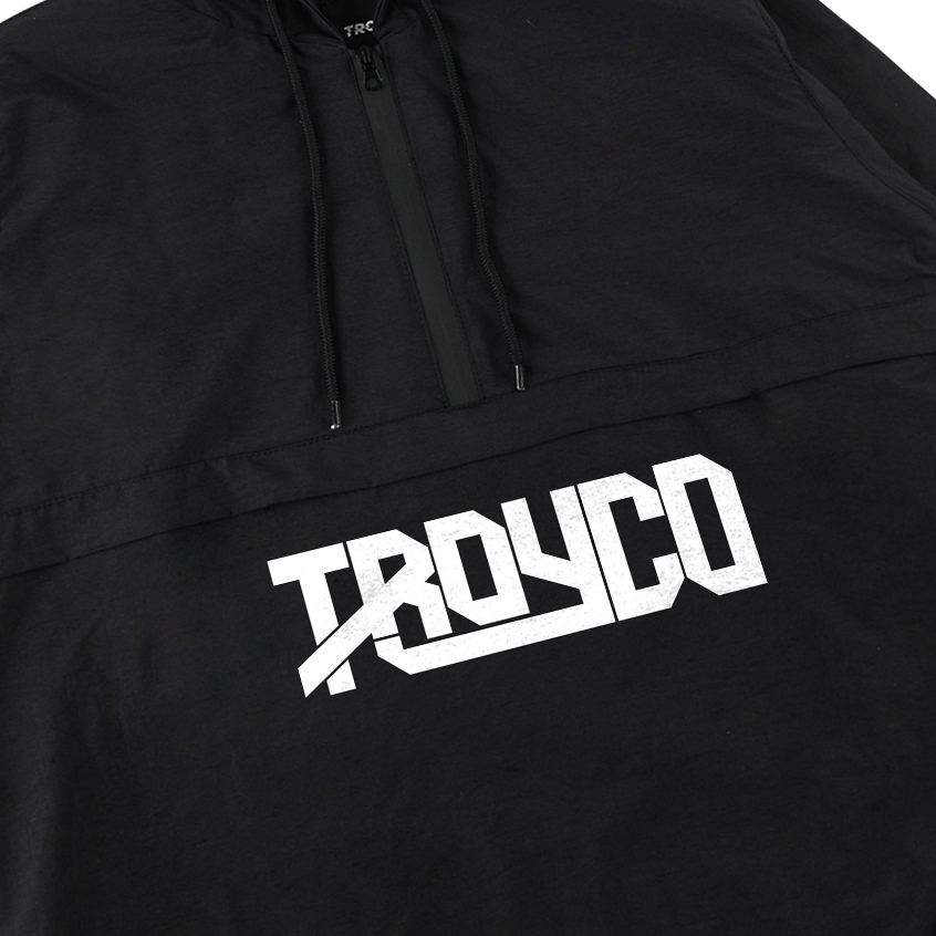 Troy Company Jacket Cagoule Black Teghout - Jaket Cagoule Hitam JCG 3319