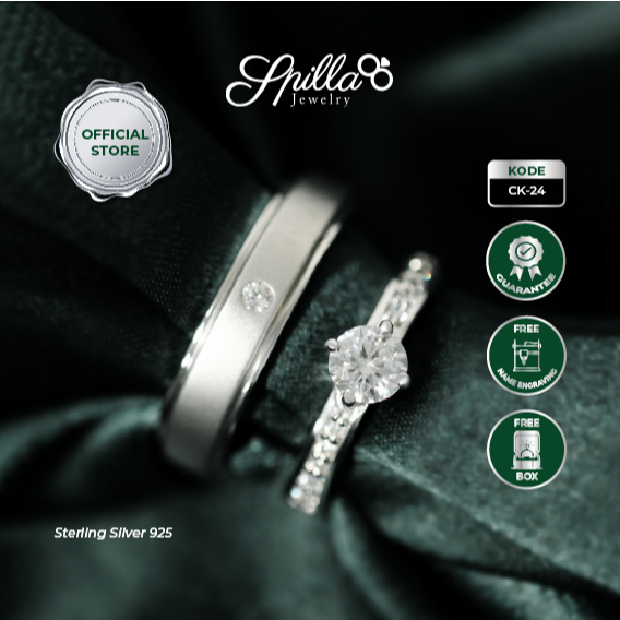 Spilla Jewelry CK-24 Cincin Perak (Silver 925) Custom Size