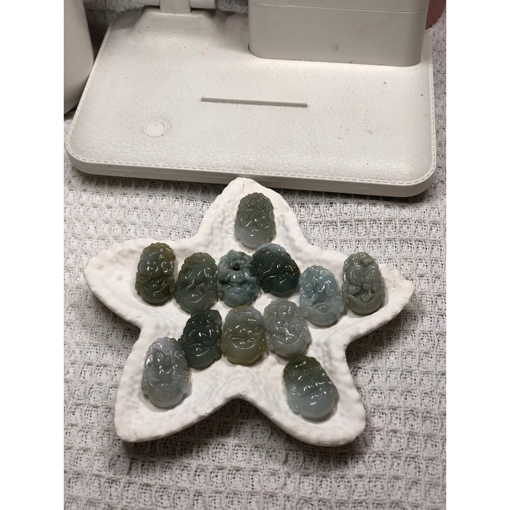 Liontin Giok Burma Myanmar 12 Shio Hijau