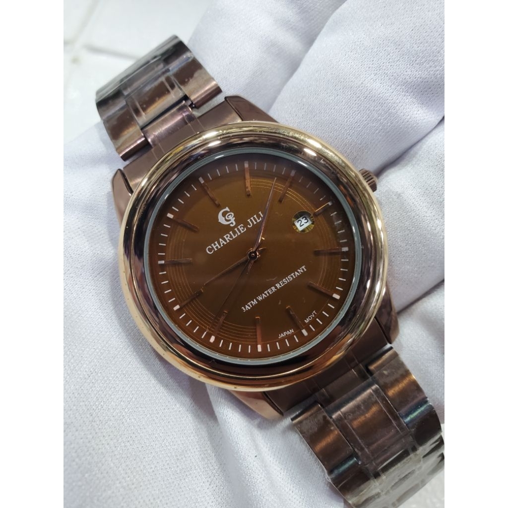 Jam Charlie Jill NOS/Baru CJ1213M Original Pria