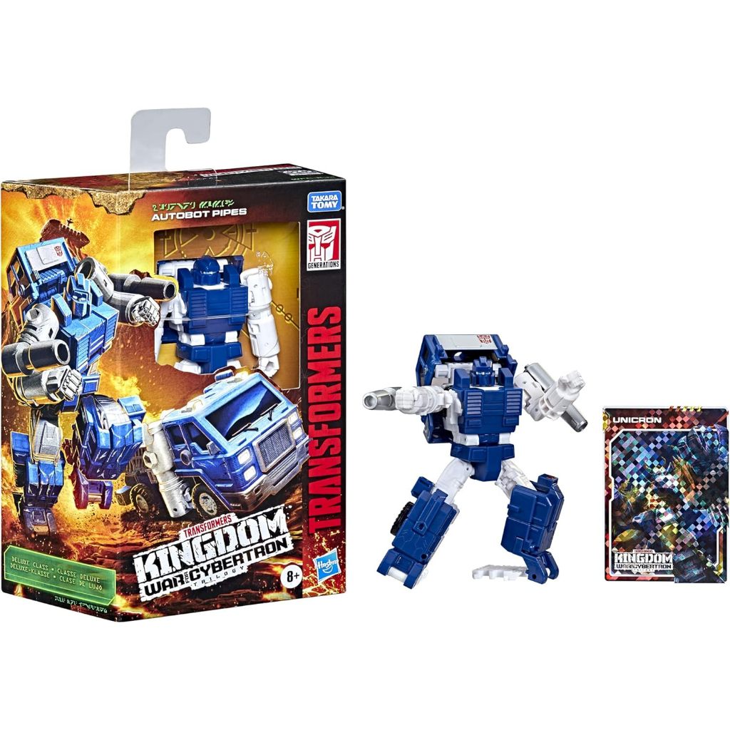 STOK TERBATAS TRANSFORMERS TOYS GENERATIONS WAR FOR CYBERTRON: KINGDOM DELUXE WFC-K32 AUTOBOT PIPES
